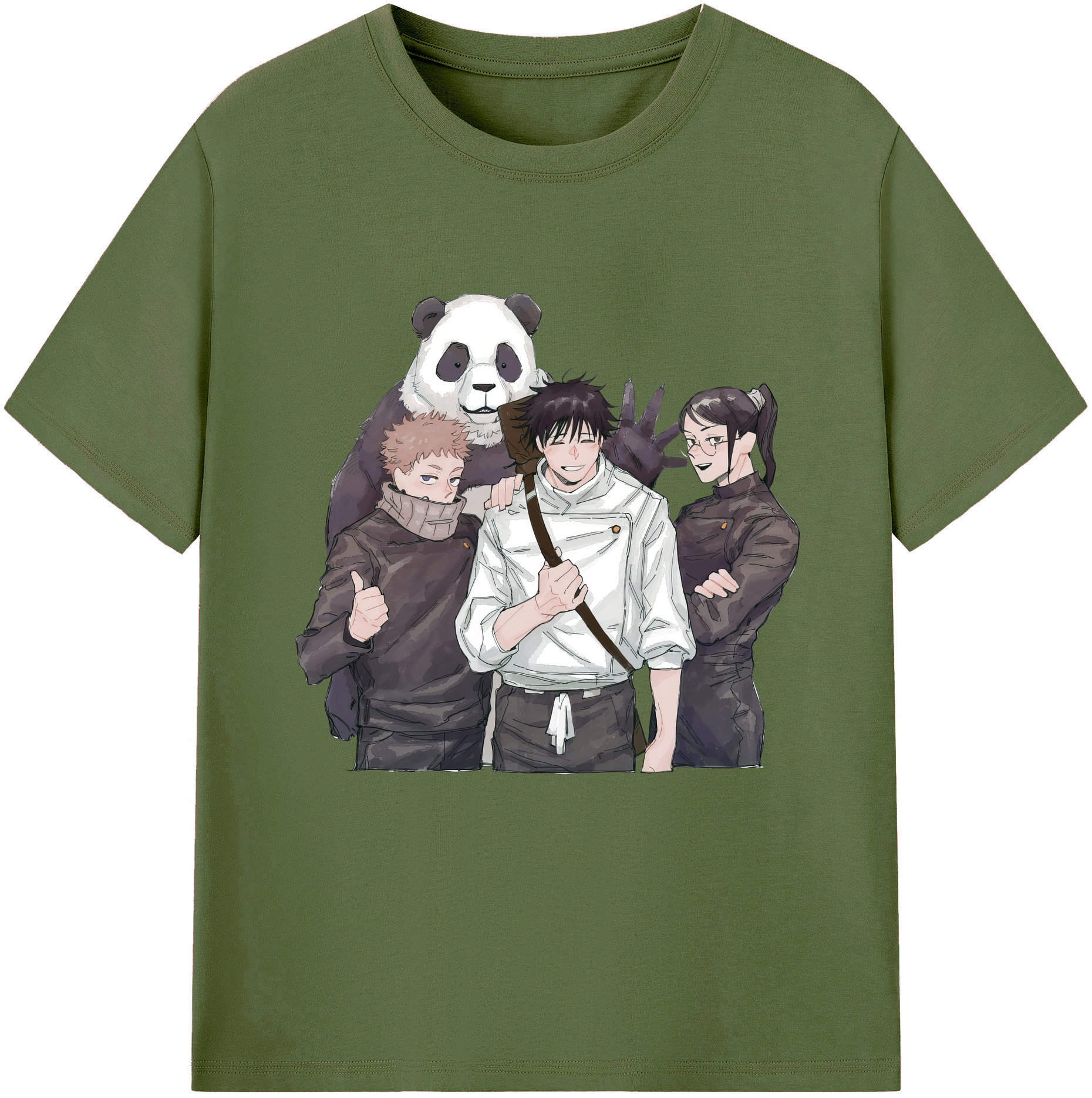 （画像用） 呪術廻戦 Jujutsu Kaisen 綿100％半袖Tシャツ（フロントプリント）